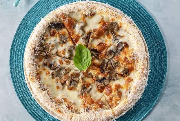 Three Mushroom Pizza
