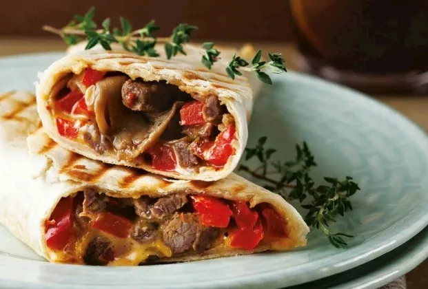 Kavurmalı Kaşarlı Wrap