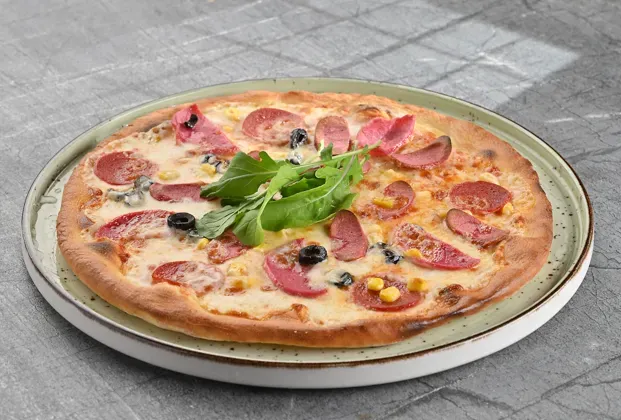 Charcuterie pizza