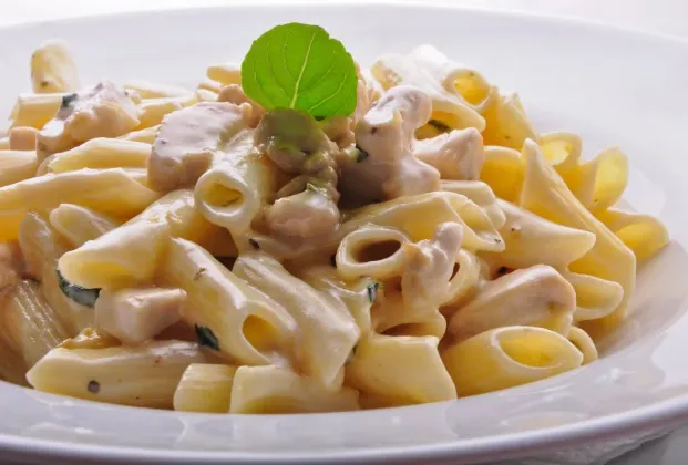 Mushroom and Chicken Penne