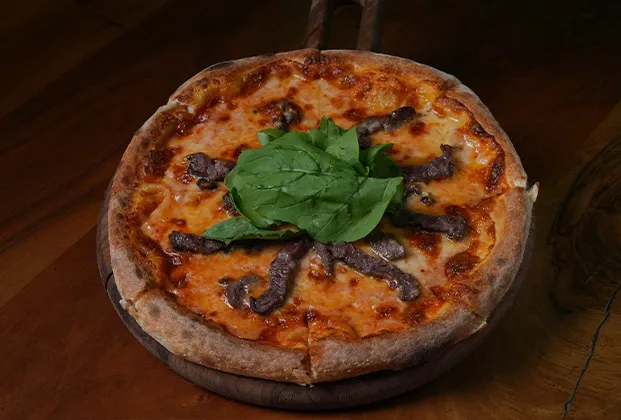 Rustic Meat Pizza