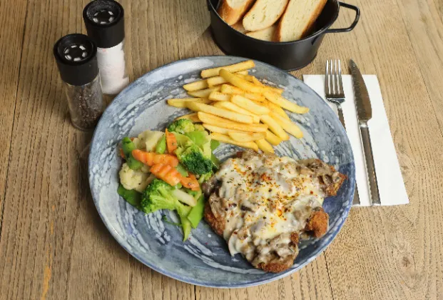 Chicken with mushrooms