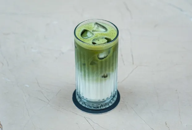 Iced Vanilla Matcha Latte