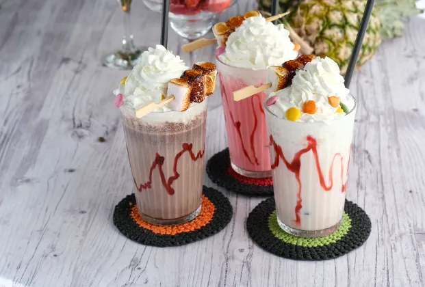 Strawberry milkshake