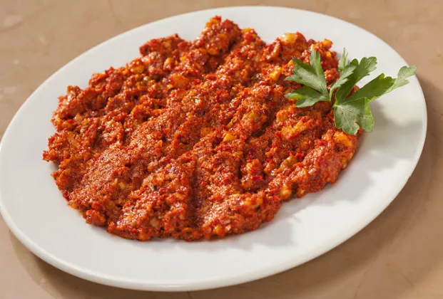Acılı Ezme (spicy Turkish dip)