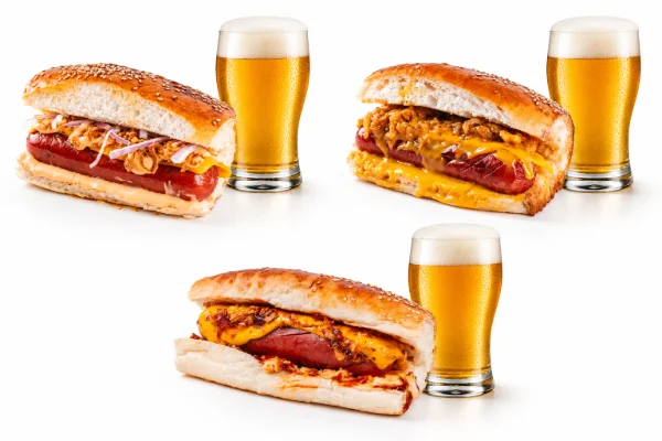 Hot dog + 25 cl Efes draft beer