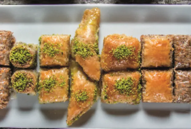 Pistachio baklava