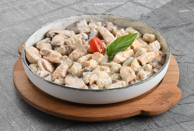 Chicken and mushroom gnocchi