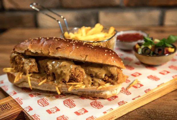 Chicken Café de Paris Sauce Breadliwich