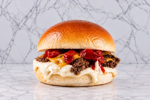 Chili Pepper Jam Burger