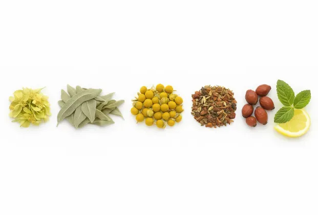 Herbal and fruit tea varieties