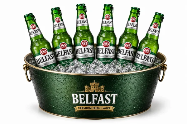 6-piece Belfast beer bucket