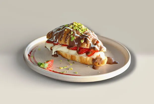 Strawberry Croissant