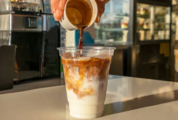Iced Toffee Nut Latte