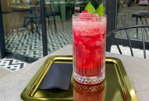 Forest fruit frozen drink