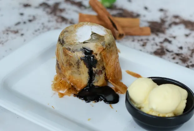 Crispy soufflé