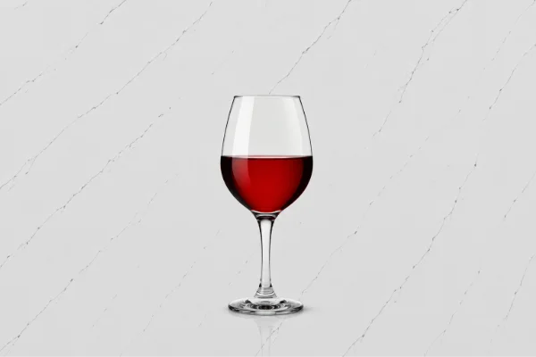 Glass of red wine