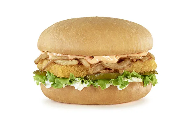 Chilli fish burger