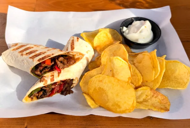 Beef wrap