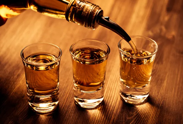 Whiskey shot