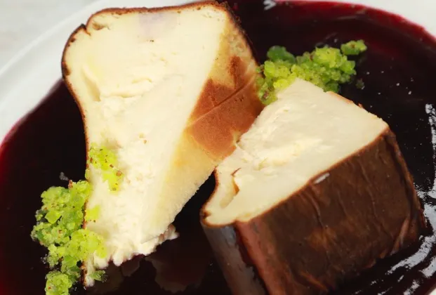 Burnt cheesecake