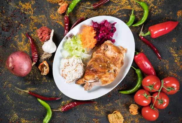 Portion Rotisserie Chicken