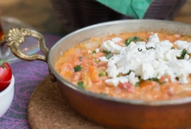 White cheese menemen