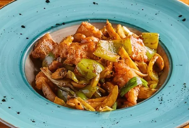 Manchurian-Style Salmon