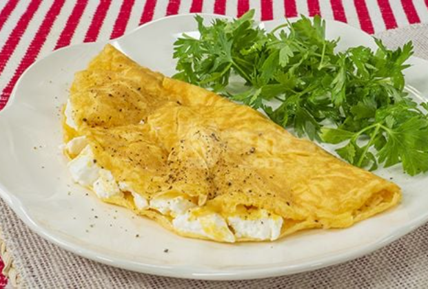 White Cheese Omelette