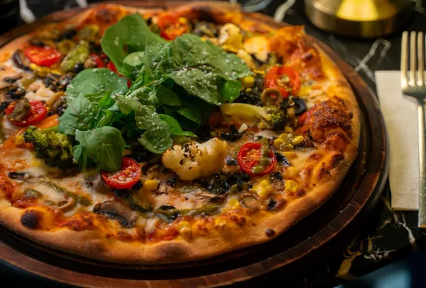 Sourdough Verdure Pizza