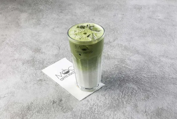 Ice matcha latte