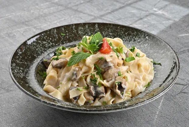 Mixed Mushroom Fettuccine