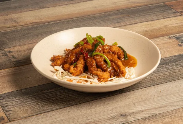 Fried Chicken with Ginger Sauce