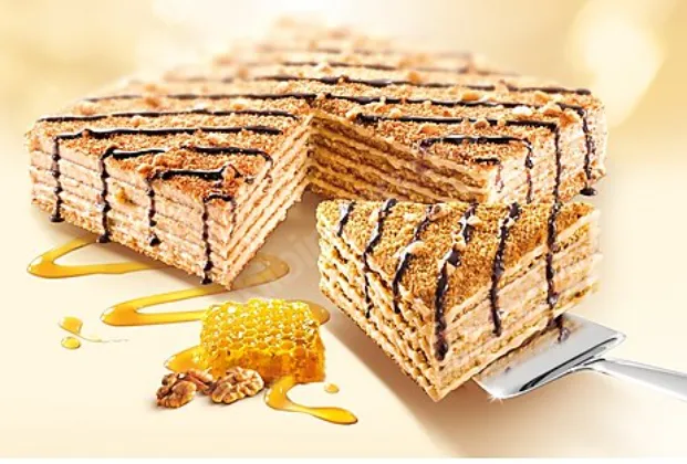 Honey and Walnut Marlenka