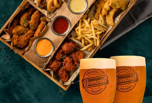 Combo Kasa 3 + 2 × 50 cl Bomonti Unfiltered Draft Beer