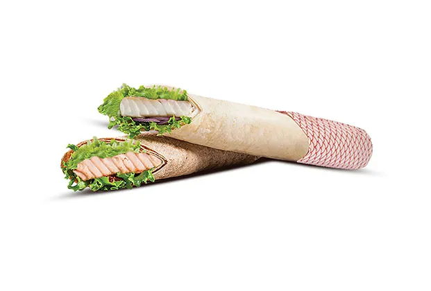 Sea bass wrap