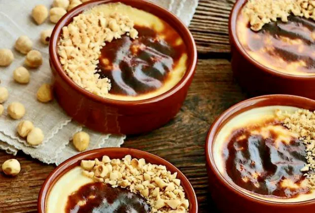 Baked rice pudding