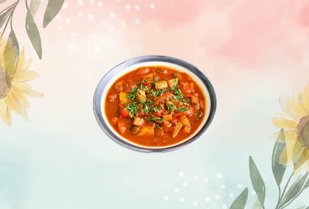 Hungarian tofu goulash