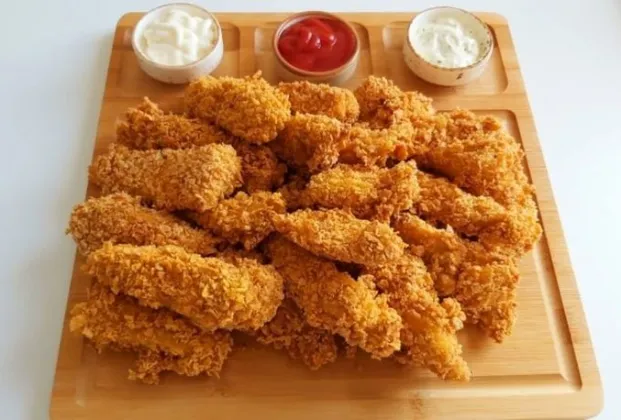 Crispy chicken plate