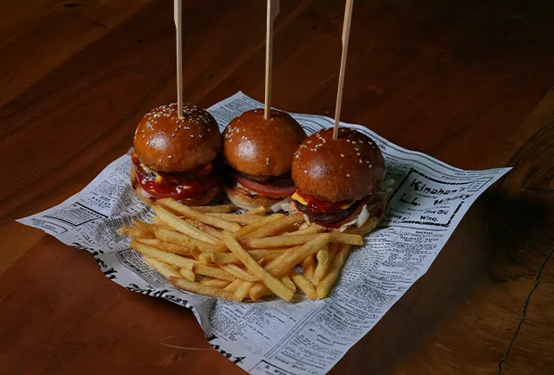 Triple Mini Mexicano Burger