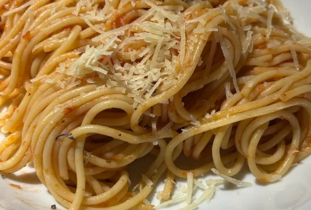 Spaghetti all’arrabbiata (spicy)