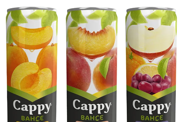 Cappy fruit juice (peach, sour cherry, mixed)