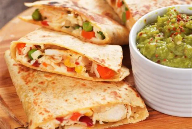 Vegetable Quesadilla (with chips)