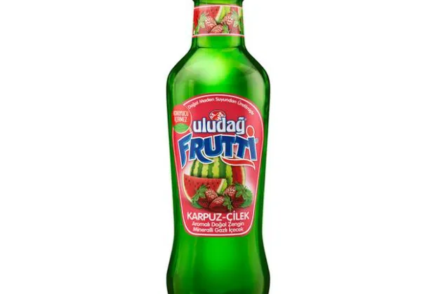 Watermelon and strawberry soda