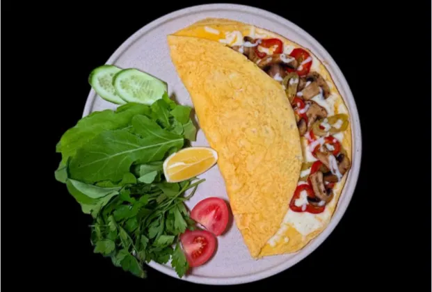 Vegetable omelette