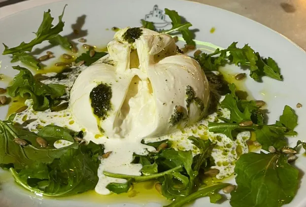 Burrata al pesto
