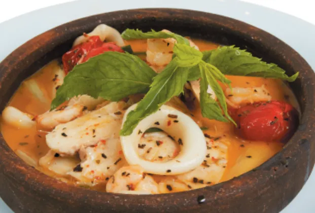 Seafood casserole