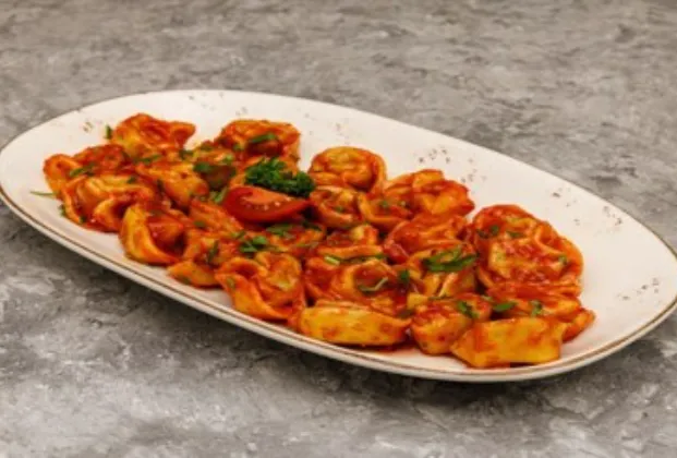 Spicy beef tortelloni