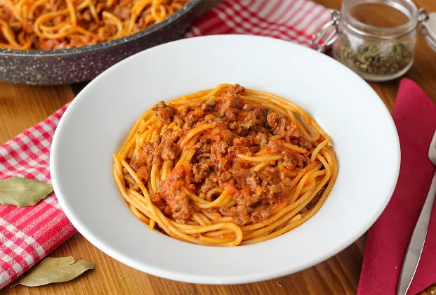 Minced meat pasta