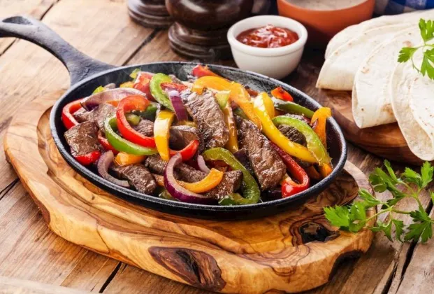 Meat fajita